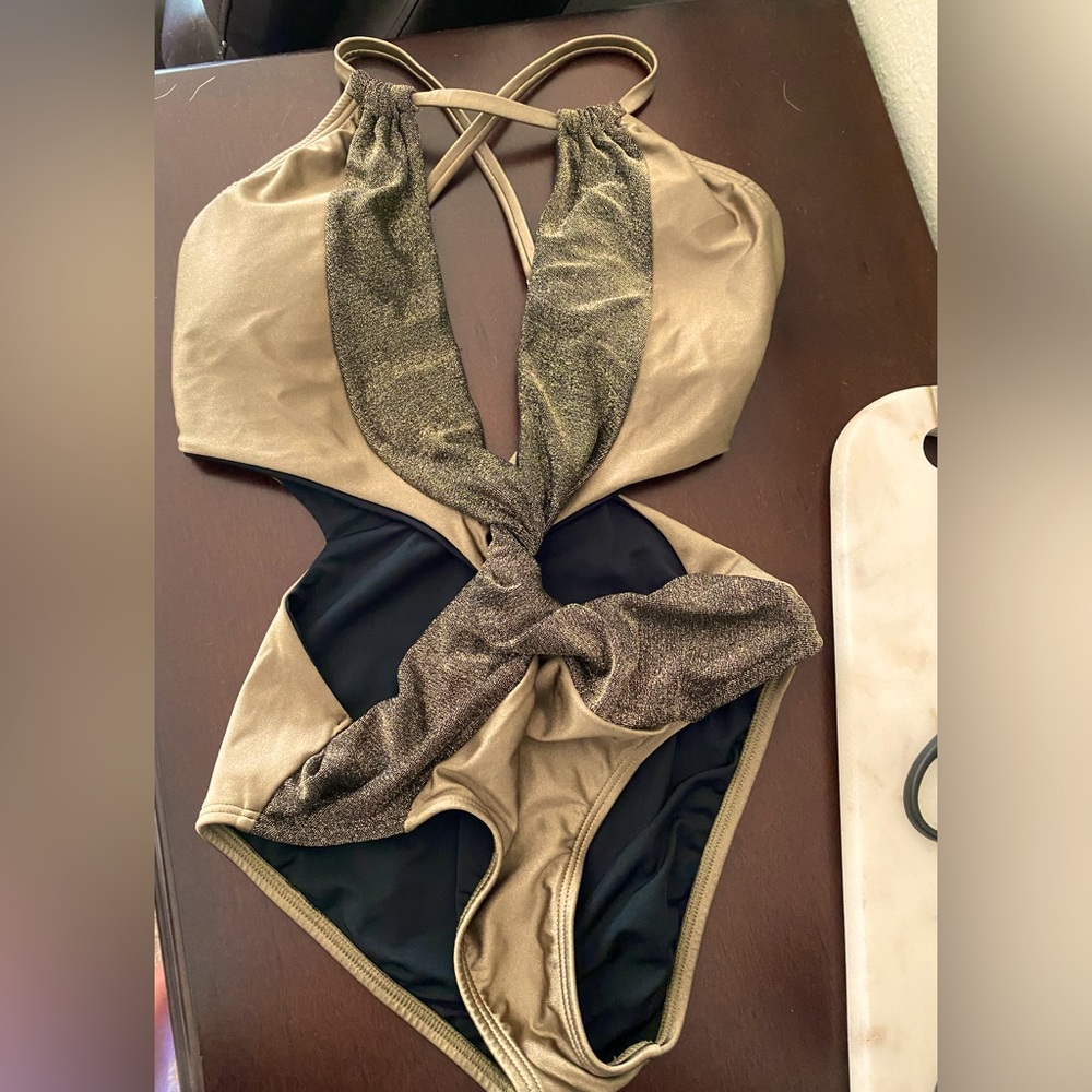 Venus Sexy Gold Swimsuit